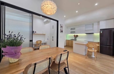 Rent of a cozy 3-storey house in Scandinavian vintage style, Hai Chau district, Da Nang, Vietnam